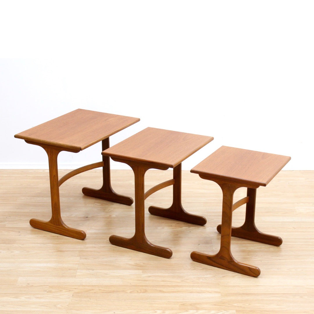 MID CENTURY NESTING TABLES BY G PLAN