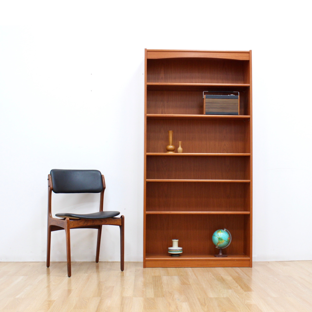 Teak bookcases top