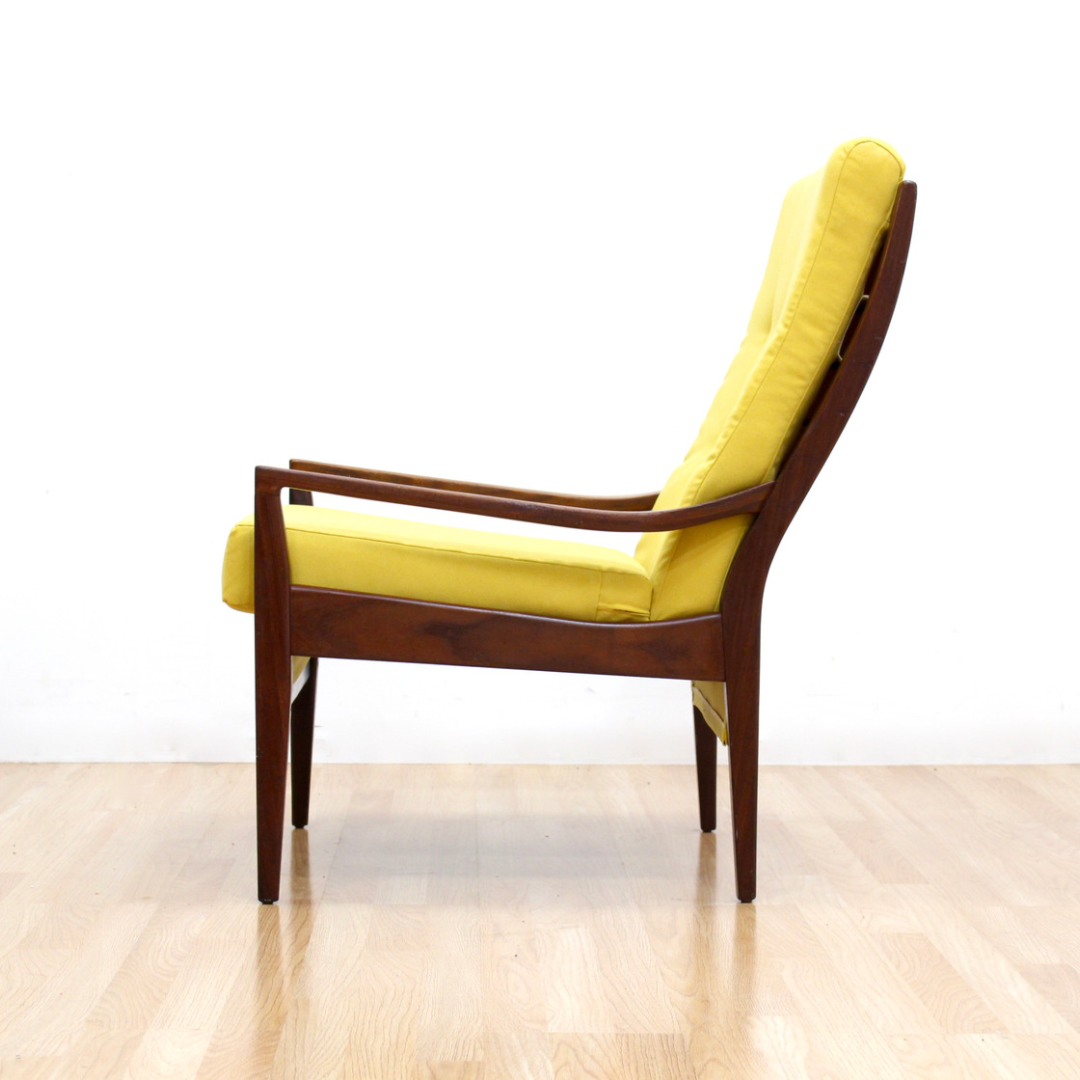 Vintage mid century modern lounge online chair