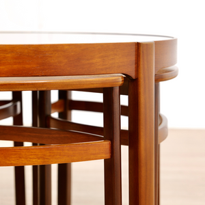 MID CENTURY TRINITY NESTING TABLE BY NATHAN FURNITURE