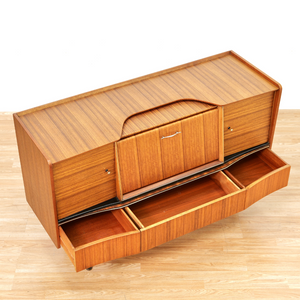 1960S LIQUOR CABINET CREDENZA BY BEAUTILITY OF LONDON