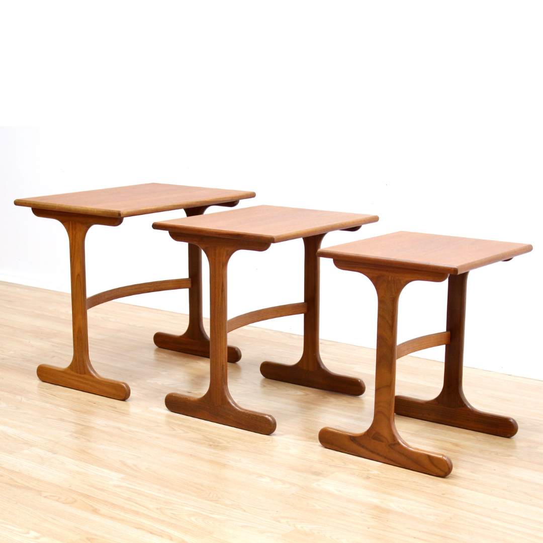 MID CENTURY NESTING TABLES BY G PLAN
