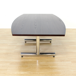 VINTAGE BRITISH CHROME TABLE BY TIM BATES FOR PIEFF FURNITURE