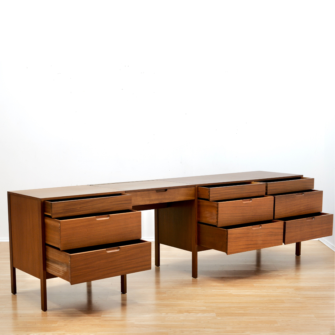 MID CENTURY VANITY DRESSER BY BY RICHARD HORNBY FOR HEALS OF LONDON