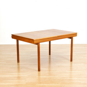 1960S EXTENDING TEAK DINING TABLE BY WHITE & NEWTON