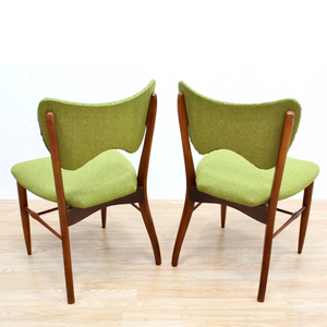 SET OF FOUR MID CENTURY DINING CHAIRS BY VANSON FURNITURE