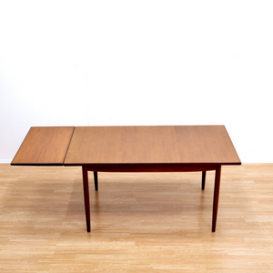 MID CENTURY EXTENDING DINING TABLE BY KOFOD LARSEN