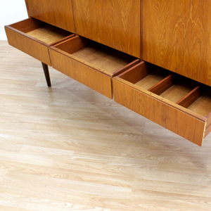 MID CENTURY TEAK CREDENZA BY MEREDEW FURNITURE