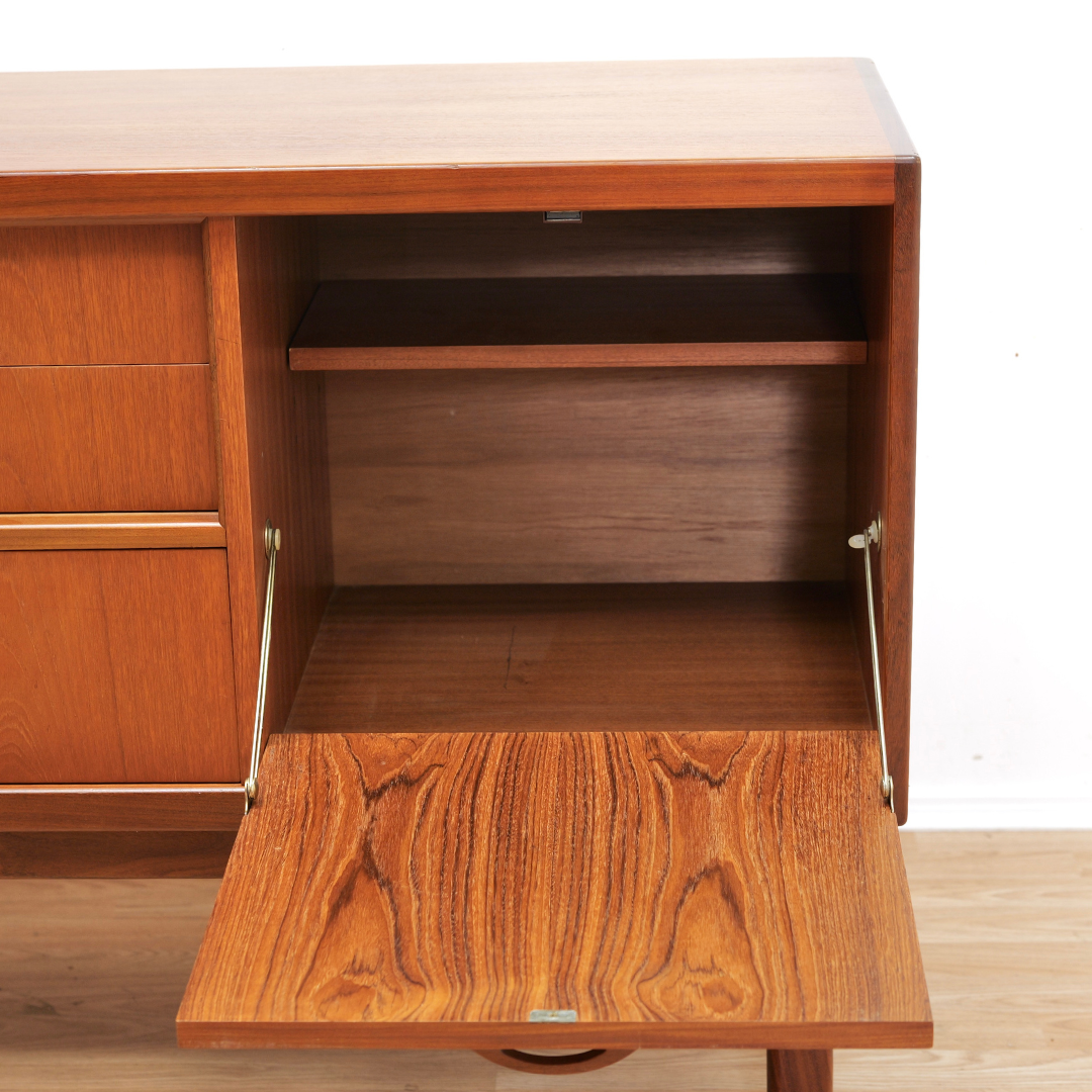 MID CENTURY SIERRA TEAK CREDENZA BY G PLAN