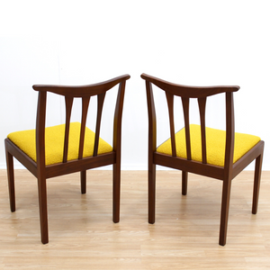 SET OF FOUR MID CENTURY DINING CHAIRS BY ELLIOTTS OF NEWBURY
