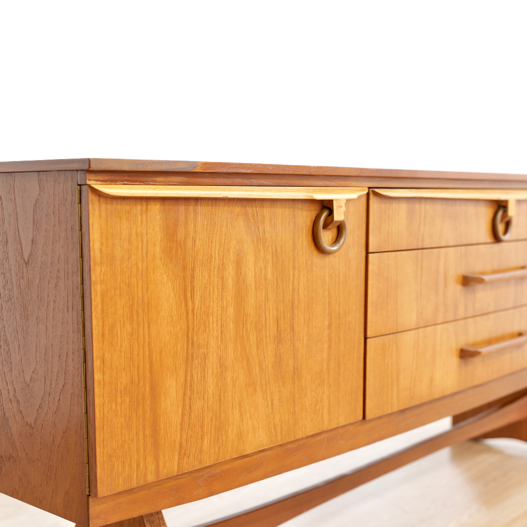 Mid Century Teak Credenza by Beautility
