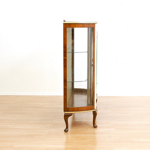 VINTAGE 1950S ATOMIC CURIO DISPLAY CABINET