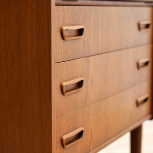 Reserved 1960'S DANISH MODERN TEAK SECRETARY BY GUNNAR NIELSEN TIBERGAARD