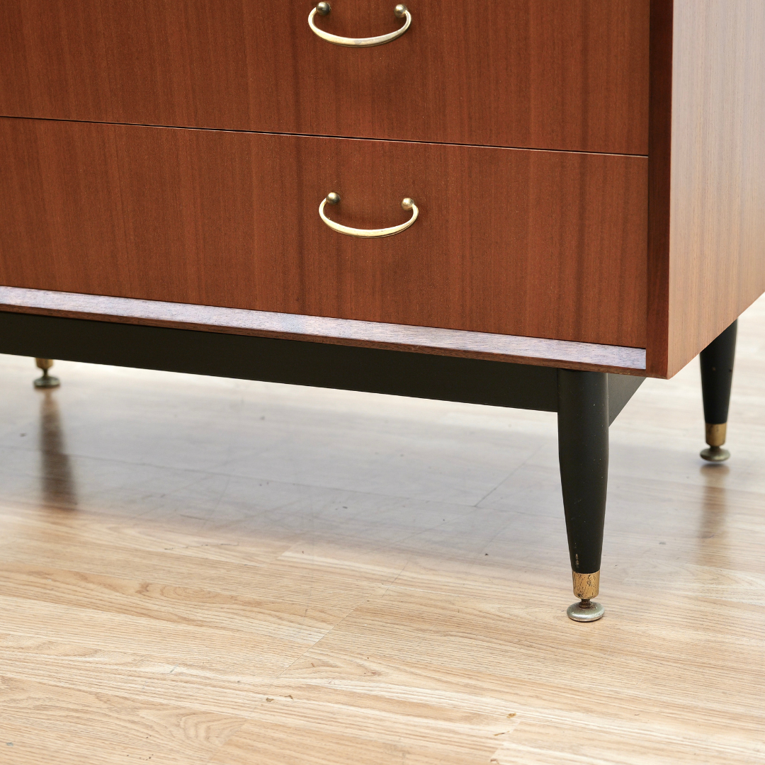 Mid Century Nightstand Dresser by Nathan Furniture