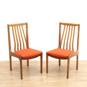 SET OF SIX MID CENTURY DINING CHAIRS BY PORTWOOD