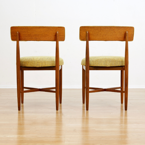 SET OF SIX MID CENTURY DINING CHAIRS BY VB WILKINS FOR G PLAN