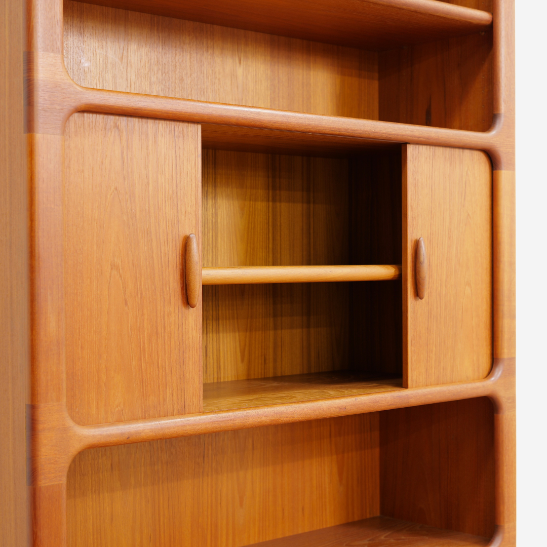Reserved LARGE MID CENTURY DANISH TEAK BOOKCASE BY DYRLUND FURITURE