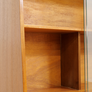 MID CENTURY TEAK CHINA ENTRYWAY CABINET