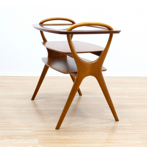 Reserved MID CENTURY SIDE TABLE SERVING TRAY BY HANS OLSEN