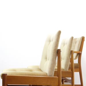 MID CENTURY DINING CHAIRS BY MCINTOSH FURNITURE SET OF SIX