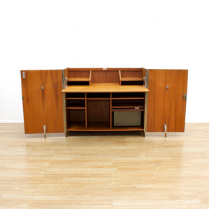 MID CENTURY COMPACT HOME OFFICE DESK BY BURBURN PRODUCTS LTD