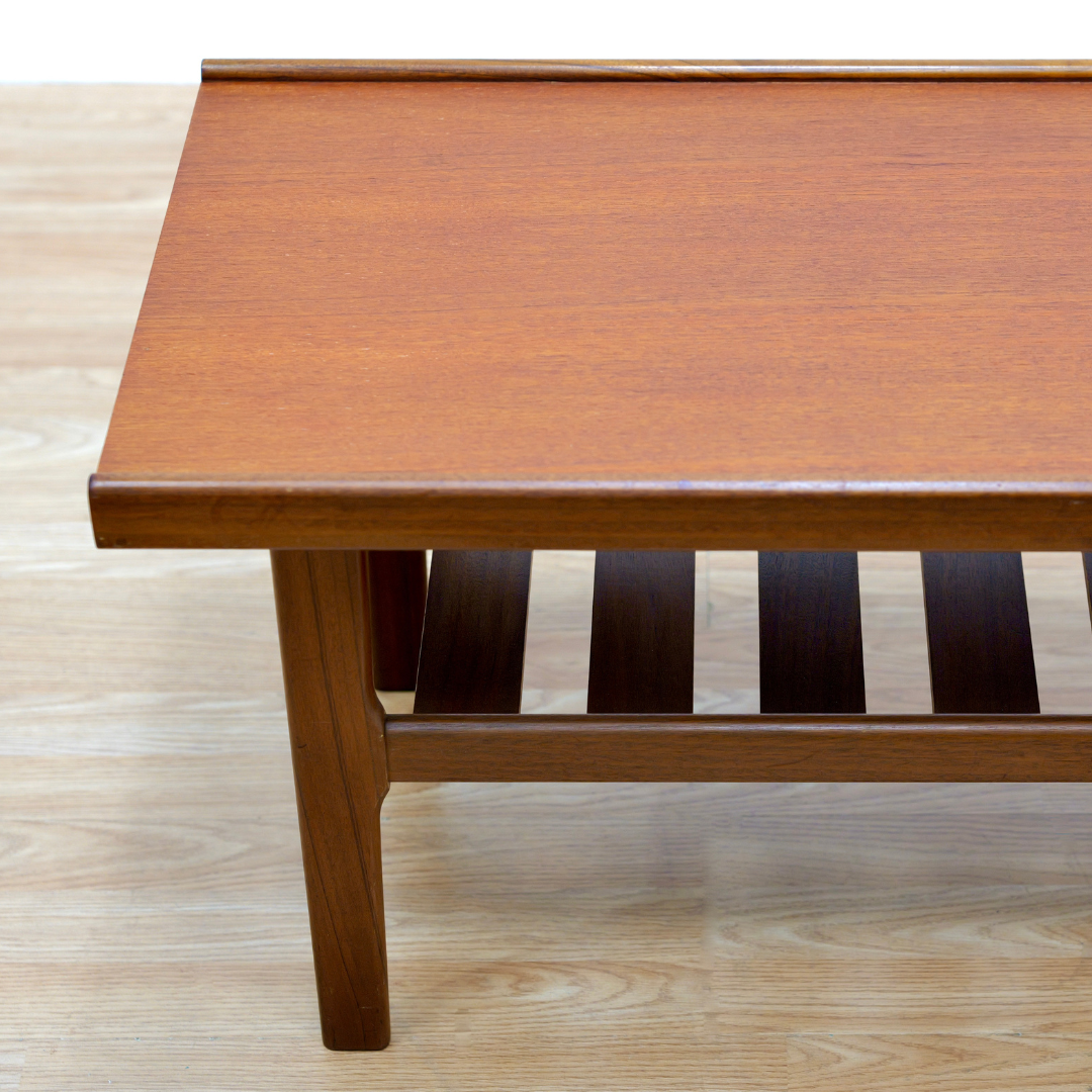 MID CENTURY DANISH TEAK COFFEE TABLE