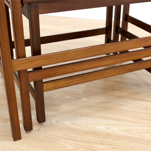 MID CENTURY DANISH TEAK NEST OF TABLES