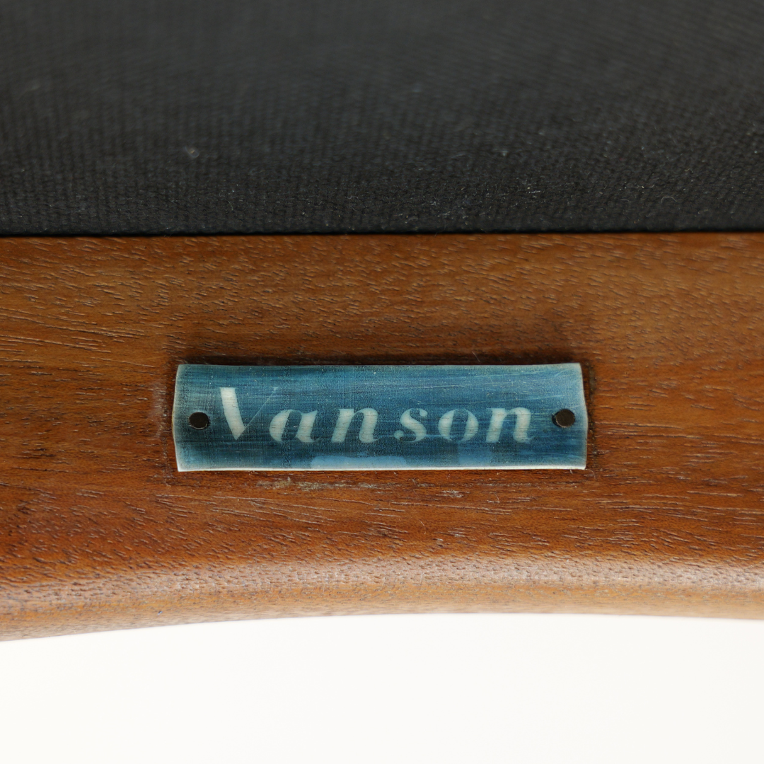 SET OF SIX MID CENTURY DINING CHAIRS BY PETER HAYWARD FOR VANSON FURNITURE