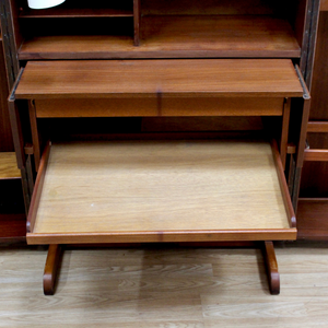 MID CENTURY MAGIC BOX HOME OFFICE DESK BY MUMENTHALER & MEIER FOR NEWCRAFT LTD IN ROSEWOOD