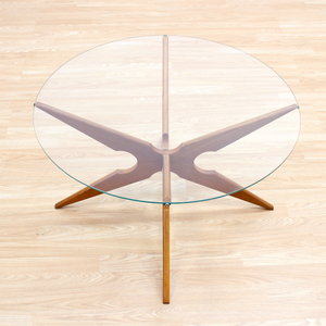 VINTAGE TEAK COFFEE TABLE BY VLADAMIR KAGAN FOR SIKA MOBLER