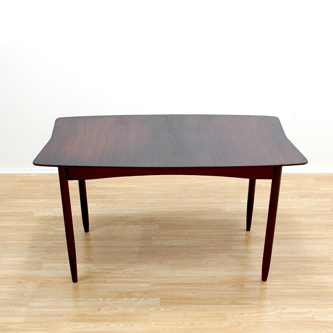 MID CENTURY EXTENDING DINING TABLE BY VANSON FURNITURE