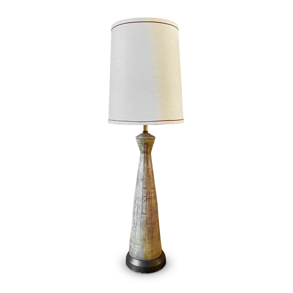 LARGE MID CENTURY CERAMIC TABLE LAMP