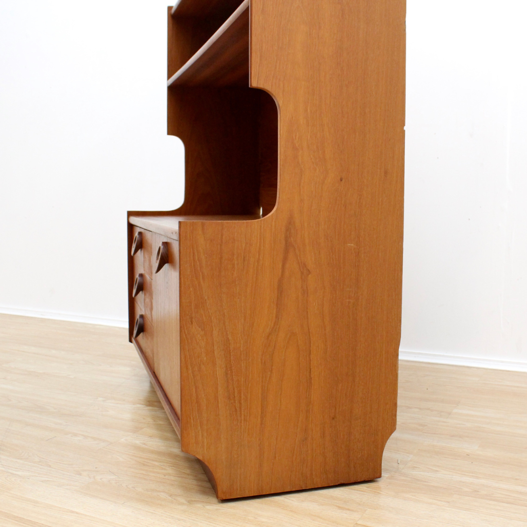 MID CENTURY TALL TEAK BOOKCASE BY PORTWOOD