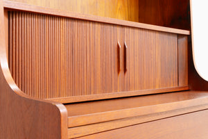 MID CENTURY DANISH SECRETARY DESK BY JOHANNES SORTH FOR BORNHOLM MOBELFABRIK