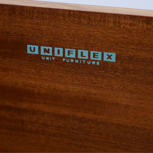 RESERVED - MID CENTURY CREDENZA  BY UNIFLEX FURNITURE
