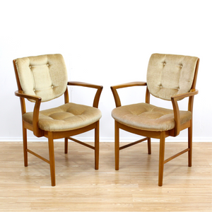 MID CENTURY DINING CHAIRS BY MCINTOSH FURNITURE SET OF SIX