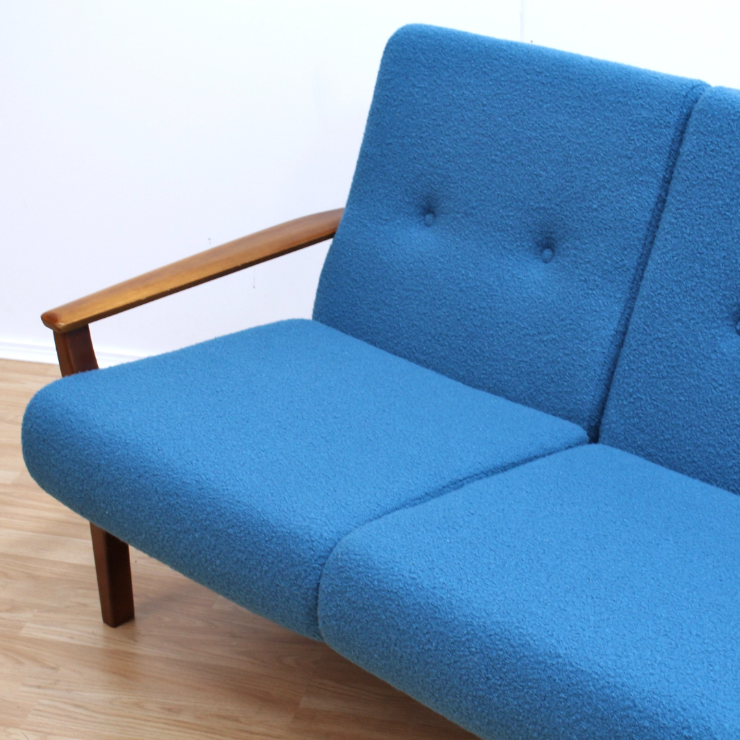 MID CENTURY SOFA AND LOUNGE CHAIR SET BY CINTIQUE