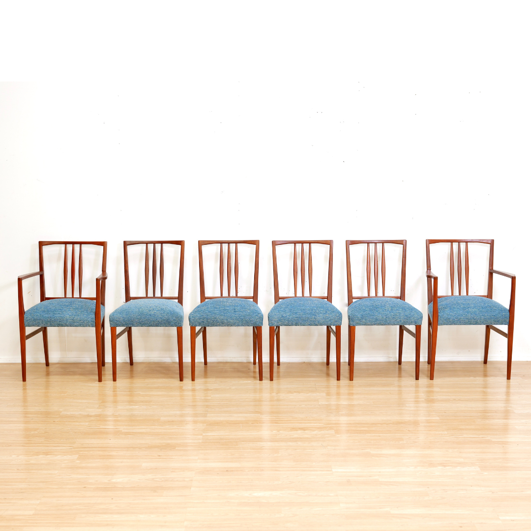 Set of Six Mid Century Dining Chairs by Gordon Russell