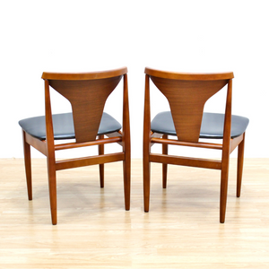 SET OF SIX MID CENTURY DINING CHAIRS BY ELLIOTS OF NEWBURY