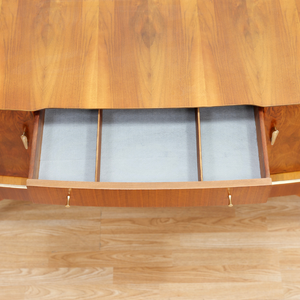MID CENTURY WALNUT BUFFET CREDENZA BY BEAUTILITY FURNITURE
