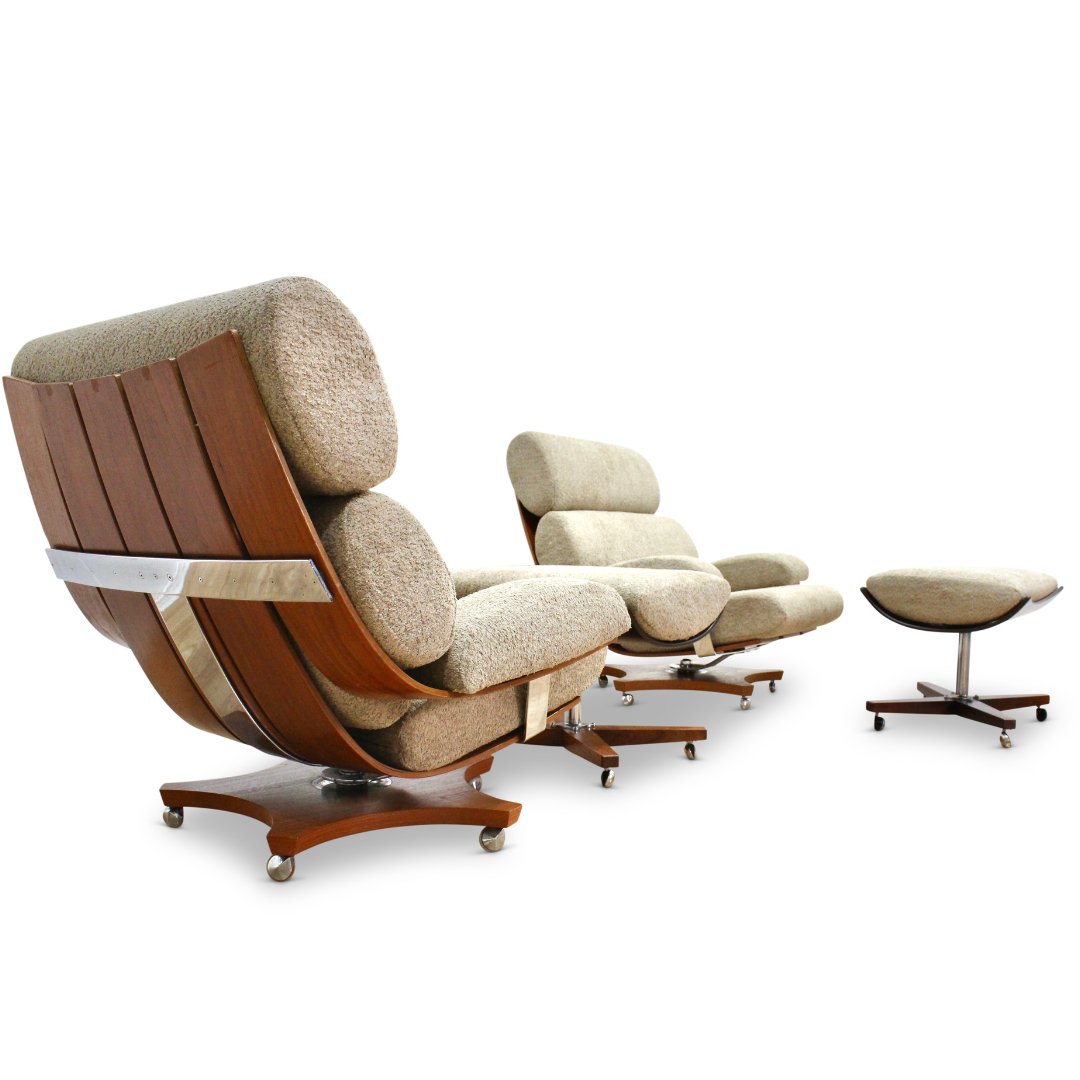 Pair of Mid Century Housemaster Lounge Chairs by G Plan