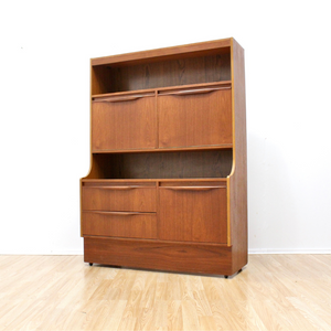 1960S DANISH MODERN TEAK BOOKCASE WALL UNIT