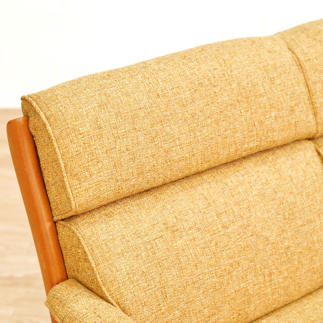 1960s Teak Three Seater Sofa by Dyrlund of Denmark