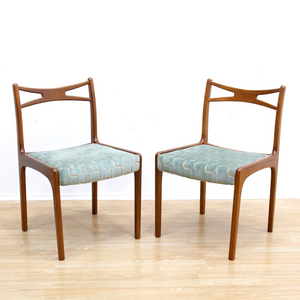 SET OF SIX MID CENTURY DINING CHAIRS BY NATHAN FURNITURE