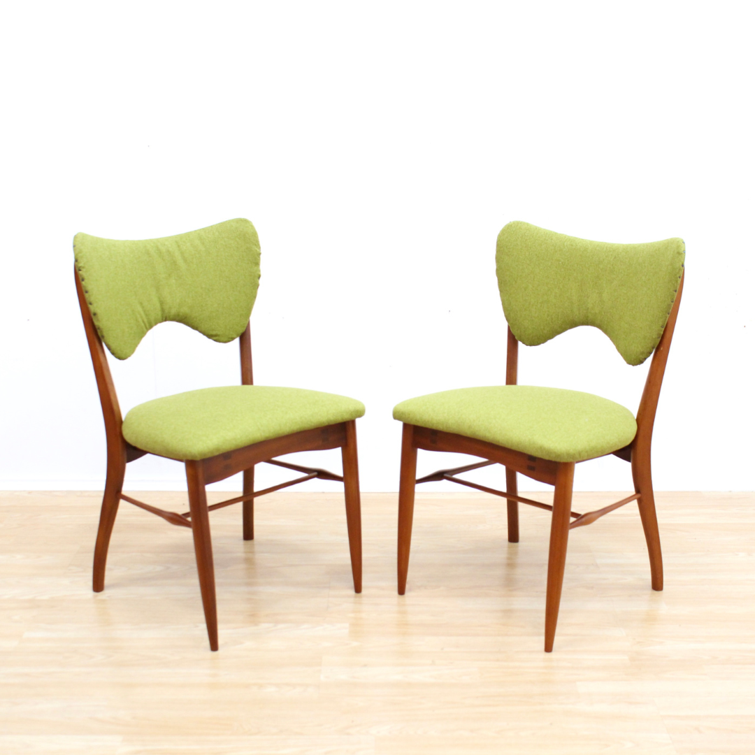 SET OF FOUR MID CENTURY DINING CHAIRS BY VANSON FURNITURE