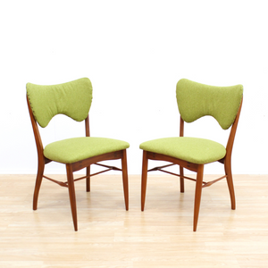 SET OF FOUR MID CENTURY DINING CHAIRS BY VANSON FURNITURE