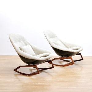 1960S POD SOFA & ROCKING CHAIRS BY WALTER S. CHENERY FOR LURASHELL