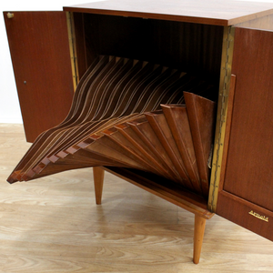 Reserved MID CENTURY VINYL RECORD CABINET BY ARNOLD FURNITURE