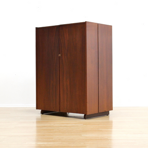 MID CENTURY MAGIC BOX HOME OFFICE DESK BY MUMENTHALER & MEIER FOR NEWCRAFT LTD IN ROSEWOOD