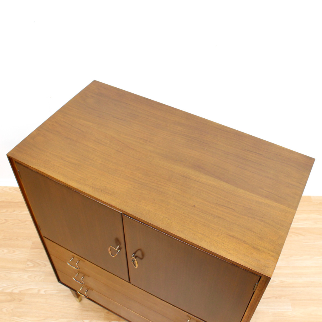 MID CENTURY DRESSER CABINET BY WRIGHTON FURNITURE